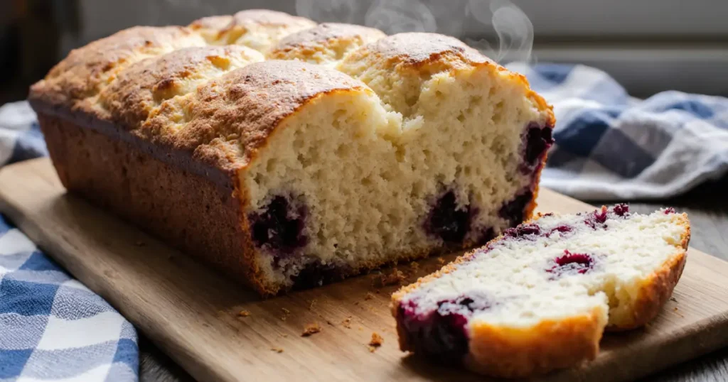 Cottage Cheese Blueberry Cloud Bread Is Going Viral – Here’s How To Make It 5 Cottage cheese blueberry cloud bread fresh out of the oven