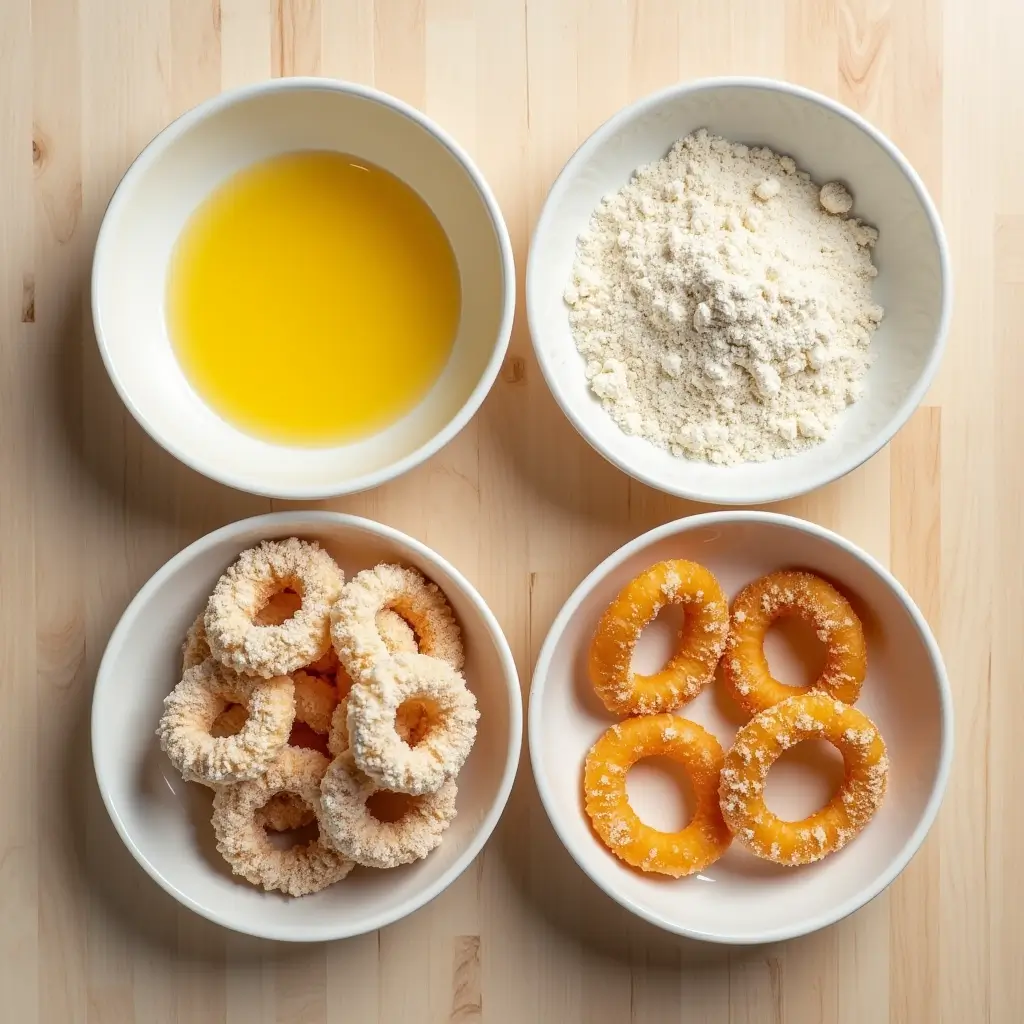 The Ultimate Keto Onion Rings Recipe for a Guilt-Free Crunch 9 keto onion ring recipe breading process with egg and flour mix